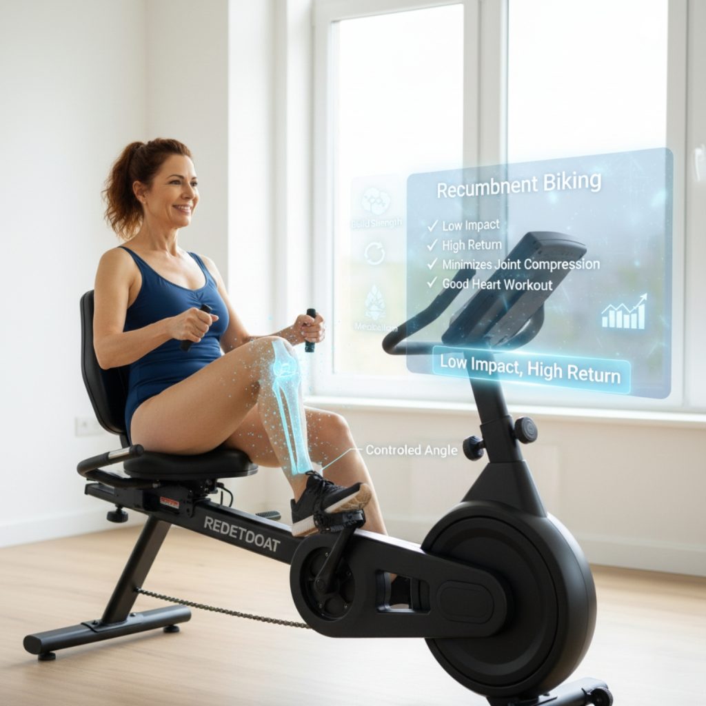 Recumbent (lay back bike) Biking